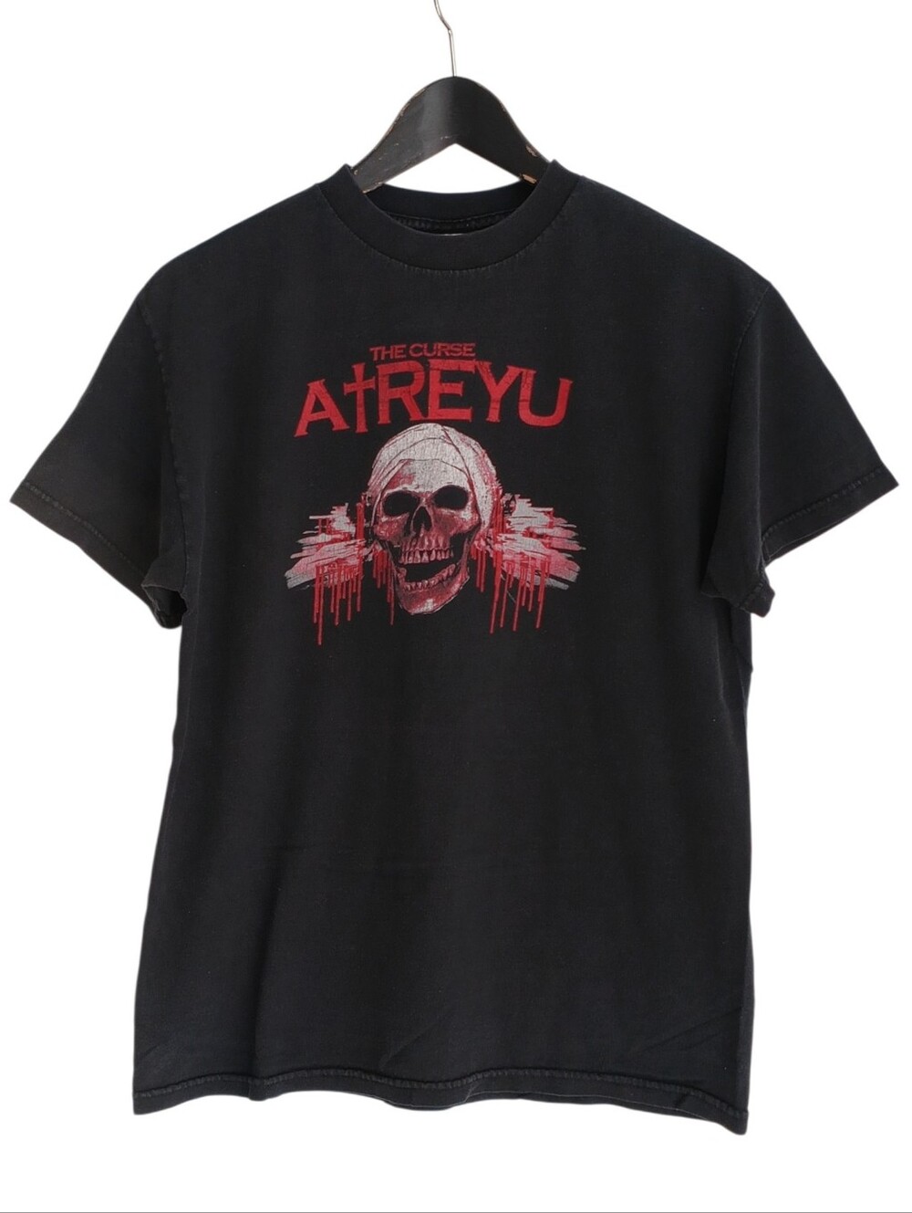 VTG Y2K Atreyu The Curse Band Tee Black Tennessee River Size Medium